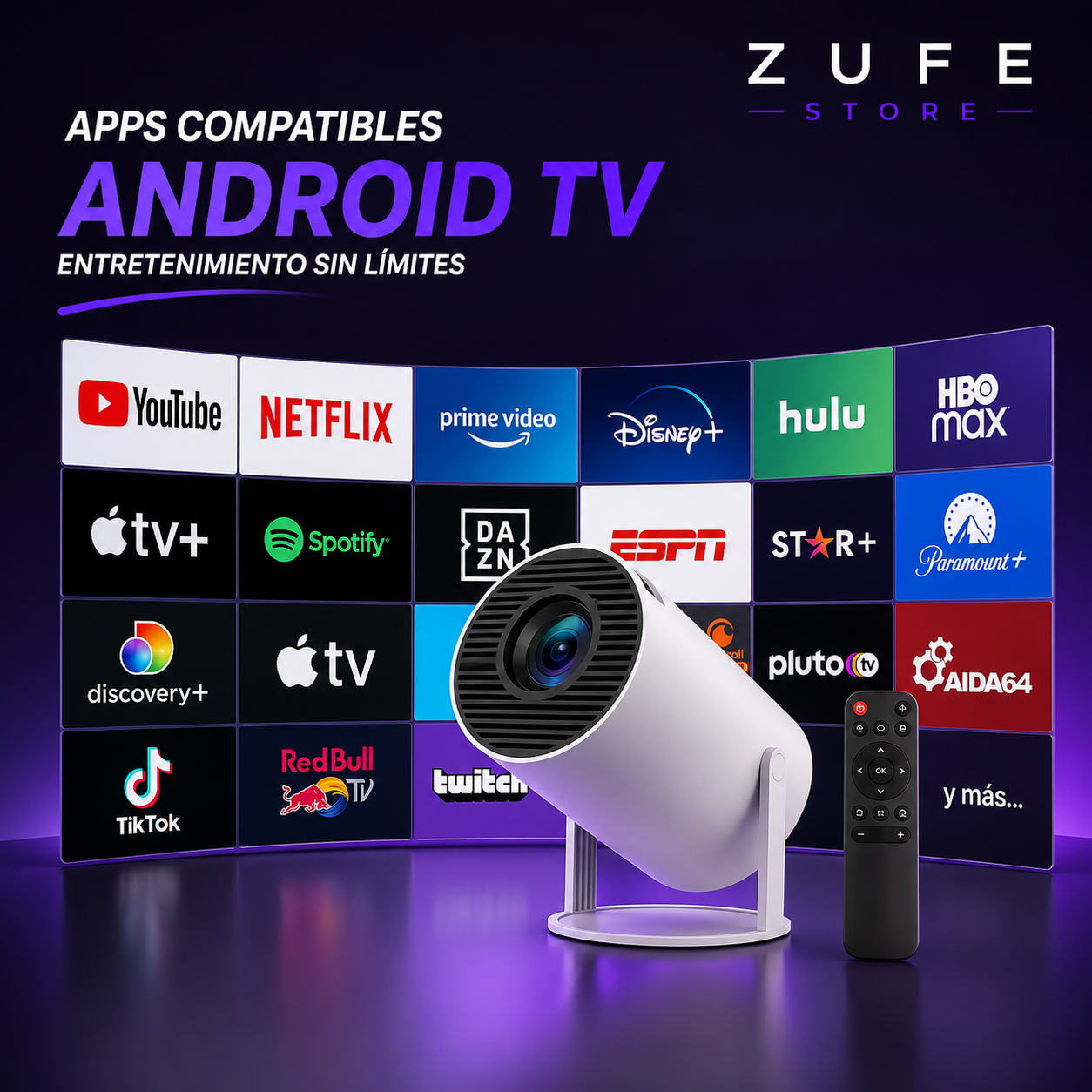 Proyector HY300 Magiccube | Android TV