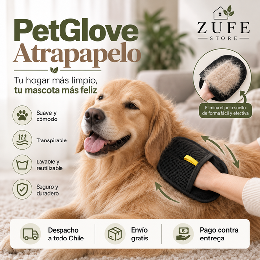 PetGlove Atrapapelo - Recoge el Pelo de tu Mascota en Segundos