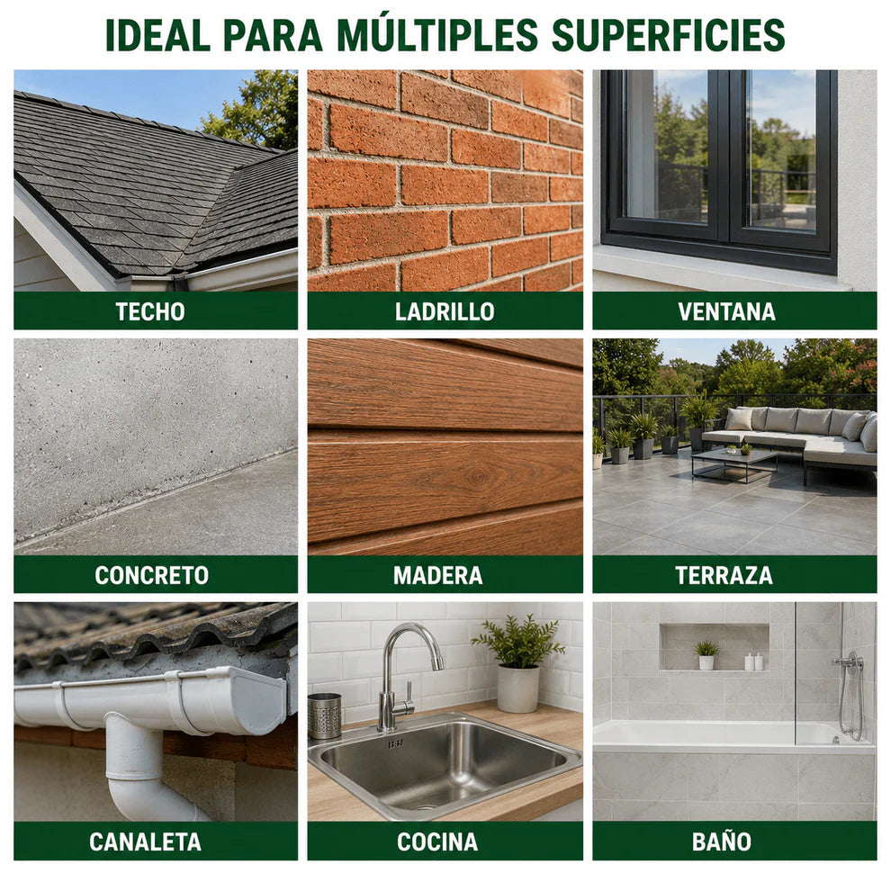 PACK 3 Selladores impermeabilizantes - Sella grietas y filtraciones al instante
