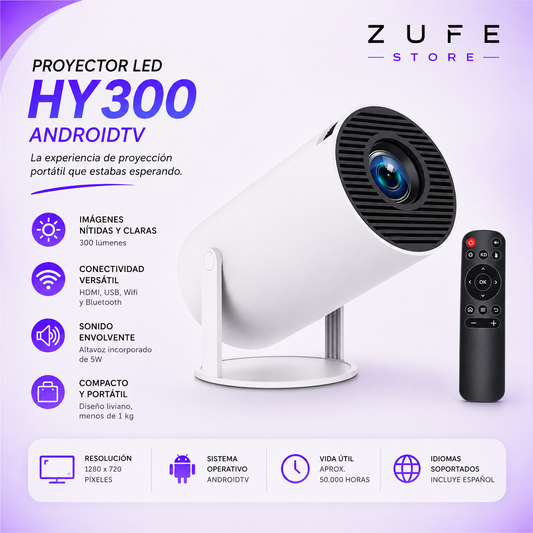 Proyector HY300 Magiccube | Android TV