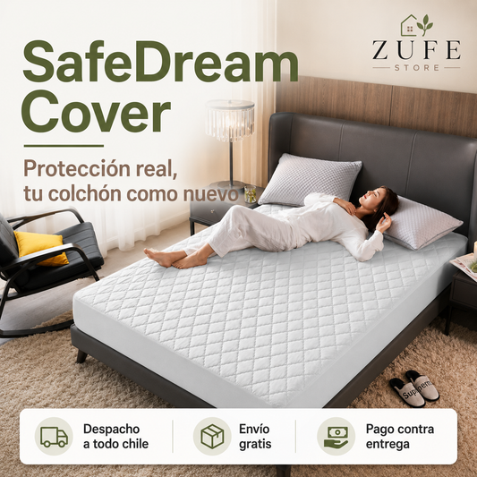 SafeDream Cover - Cubre colchón protección real, tu colchón como nuevo