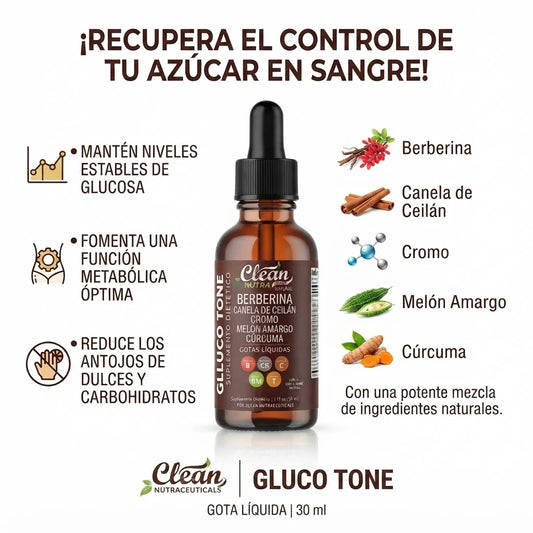 GLUCOTONE BERBERINA - Apoyo Metabólico y Control de Azúcar